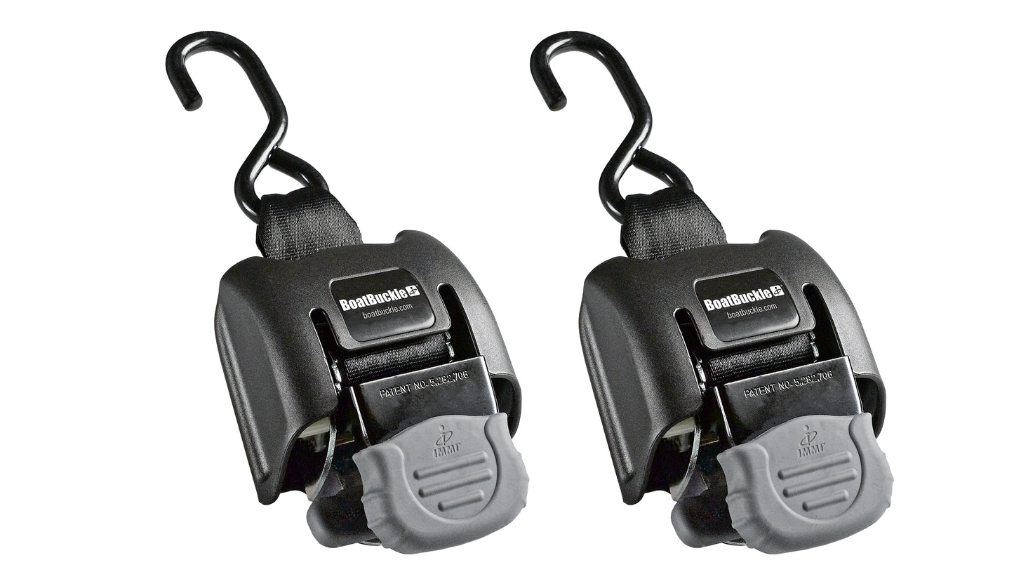 BoatBuckle - G2 Stainless Steel Retractable Tie-Down Pair