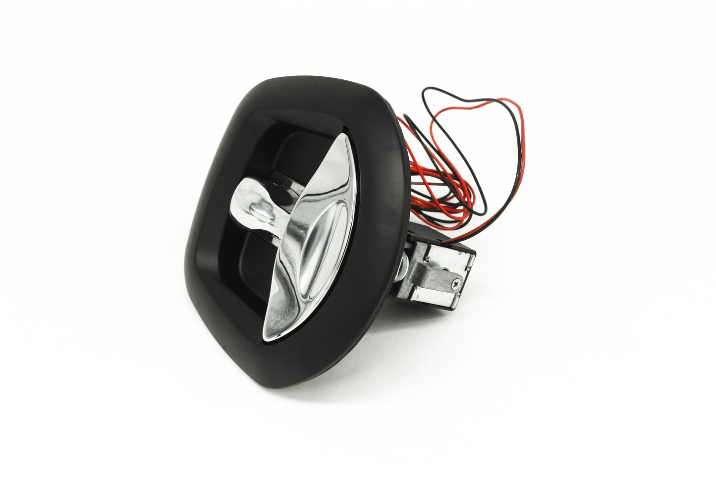 Whale Tail Lock Black With Chrome Handle With Actuator