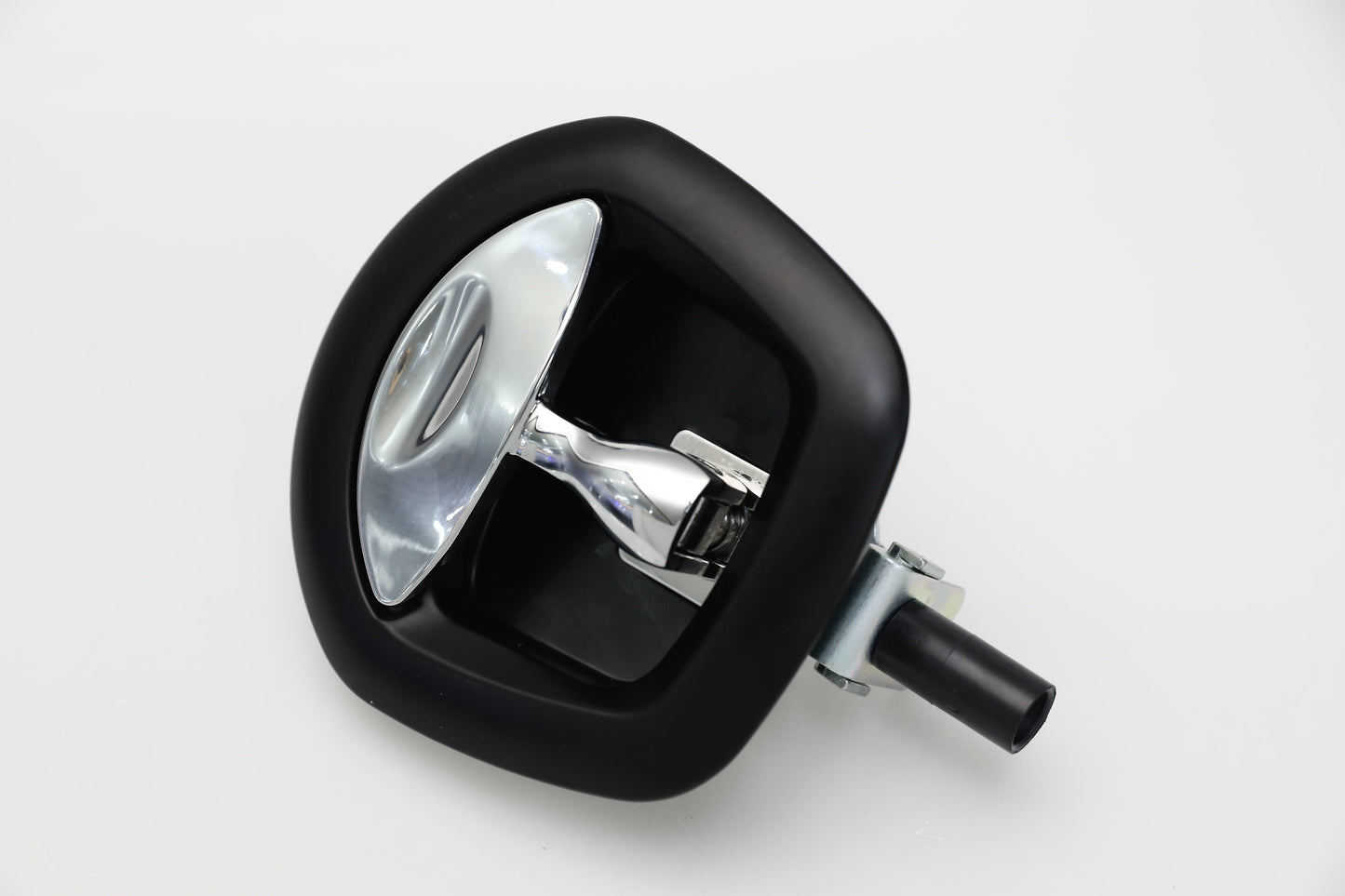 Whale Tail Lock Black With Chrome Handle